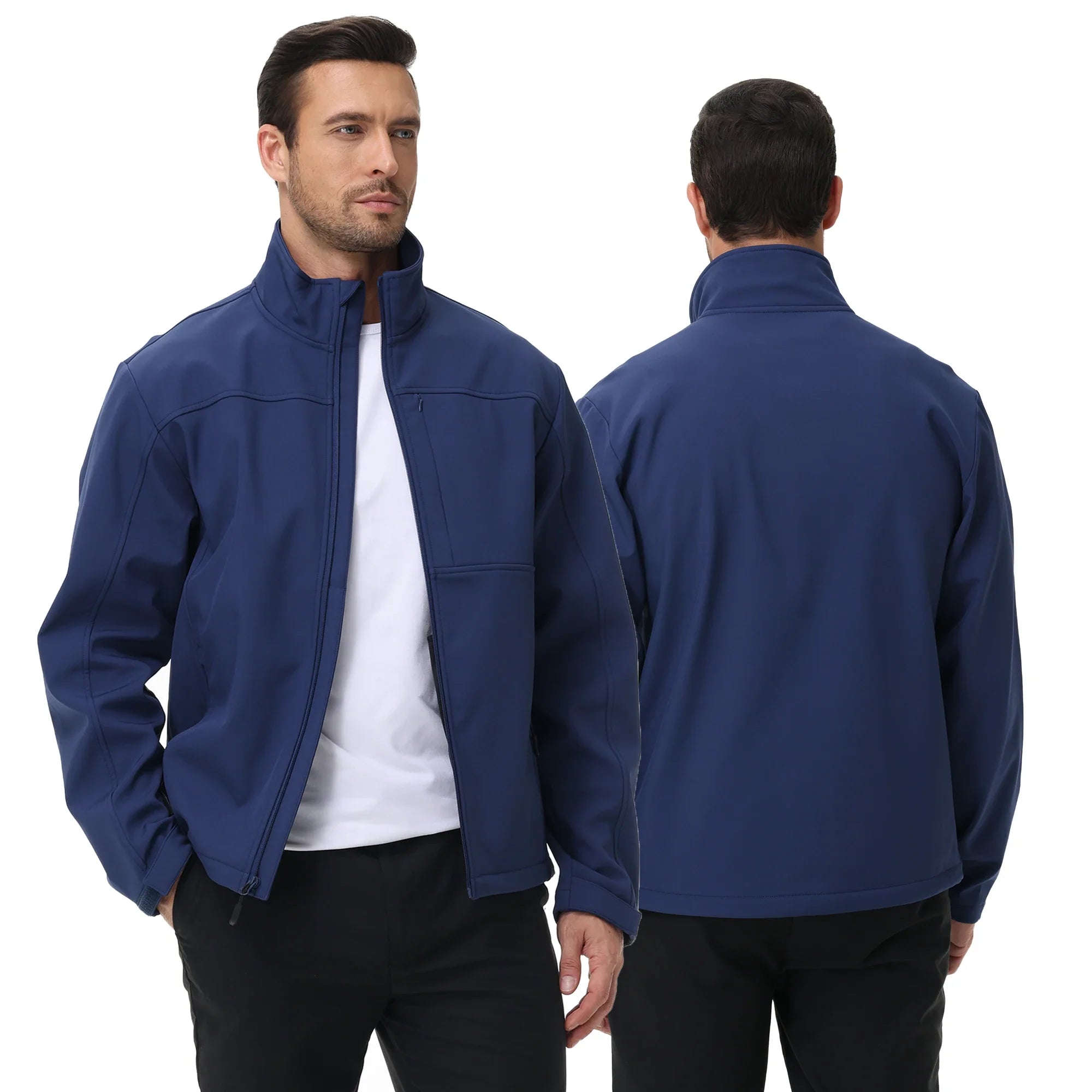 Jaqueta Masculina Casual Impermeável Ozzaro OZZ62 + Cinto