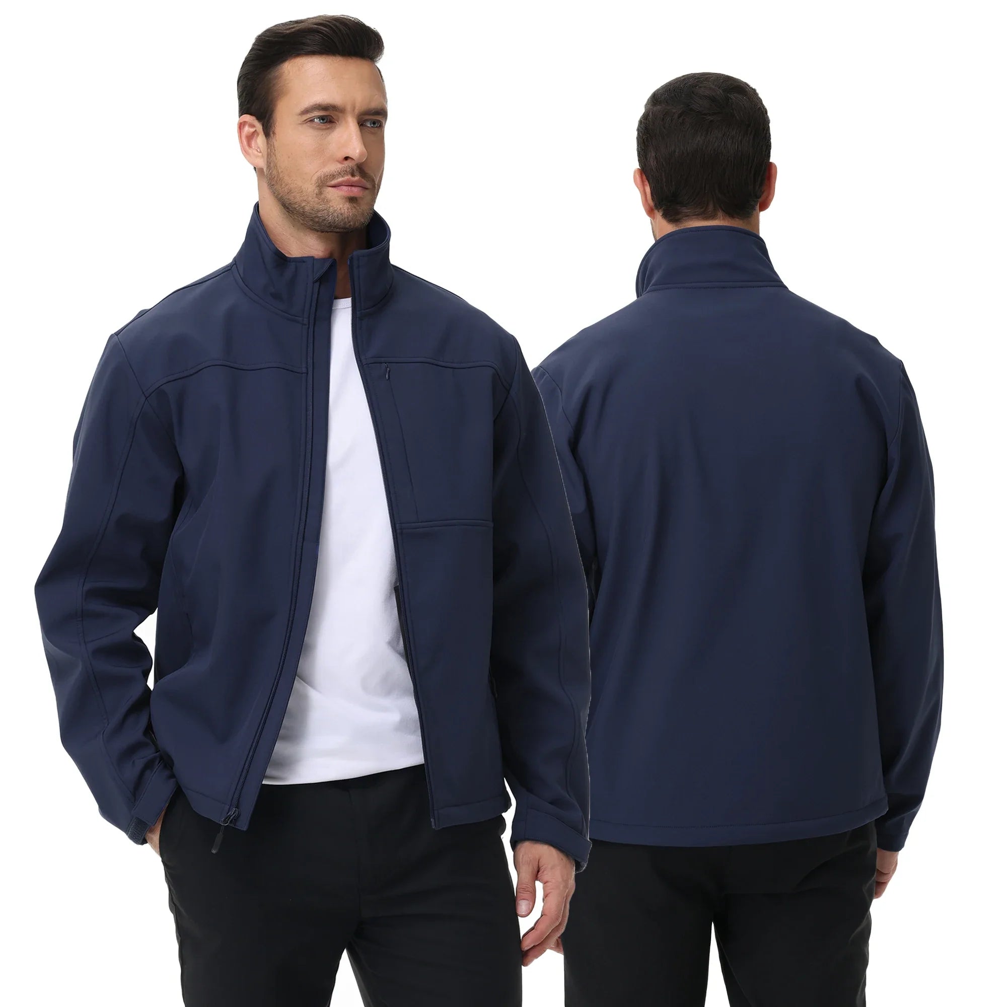 Jaqueta Masculina Casual Impermeável Ozzaro OZZ62 + Cinto