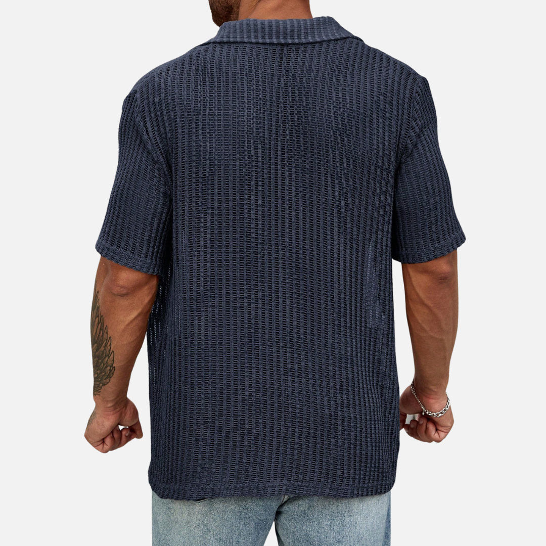 Camisa_Casual_Masculina_de_Trico _Ozzaro_OZZ47