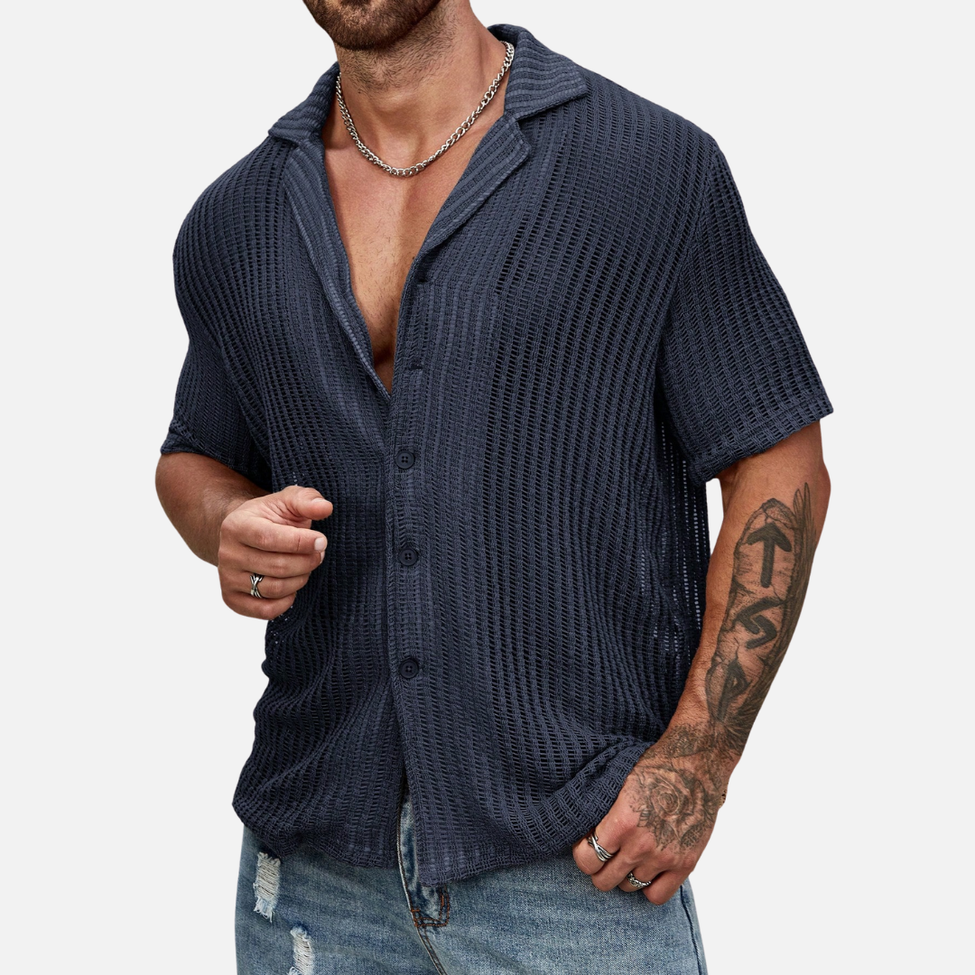 Camisa_Casual_Masculina_de_Trico _Ozzaro_OZZ47