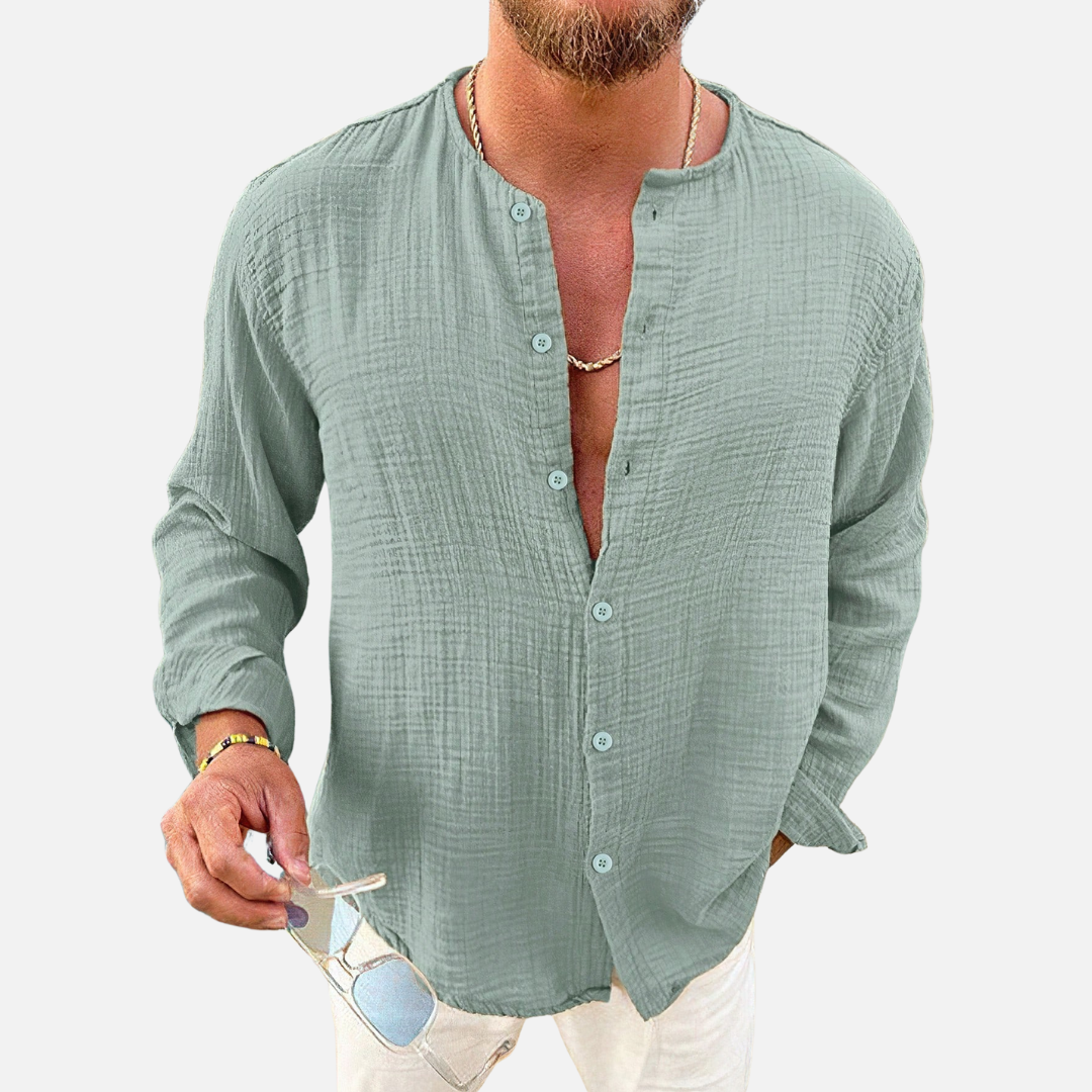 Camisa Masculina frente Ozzaro