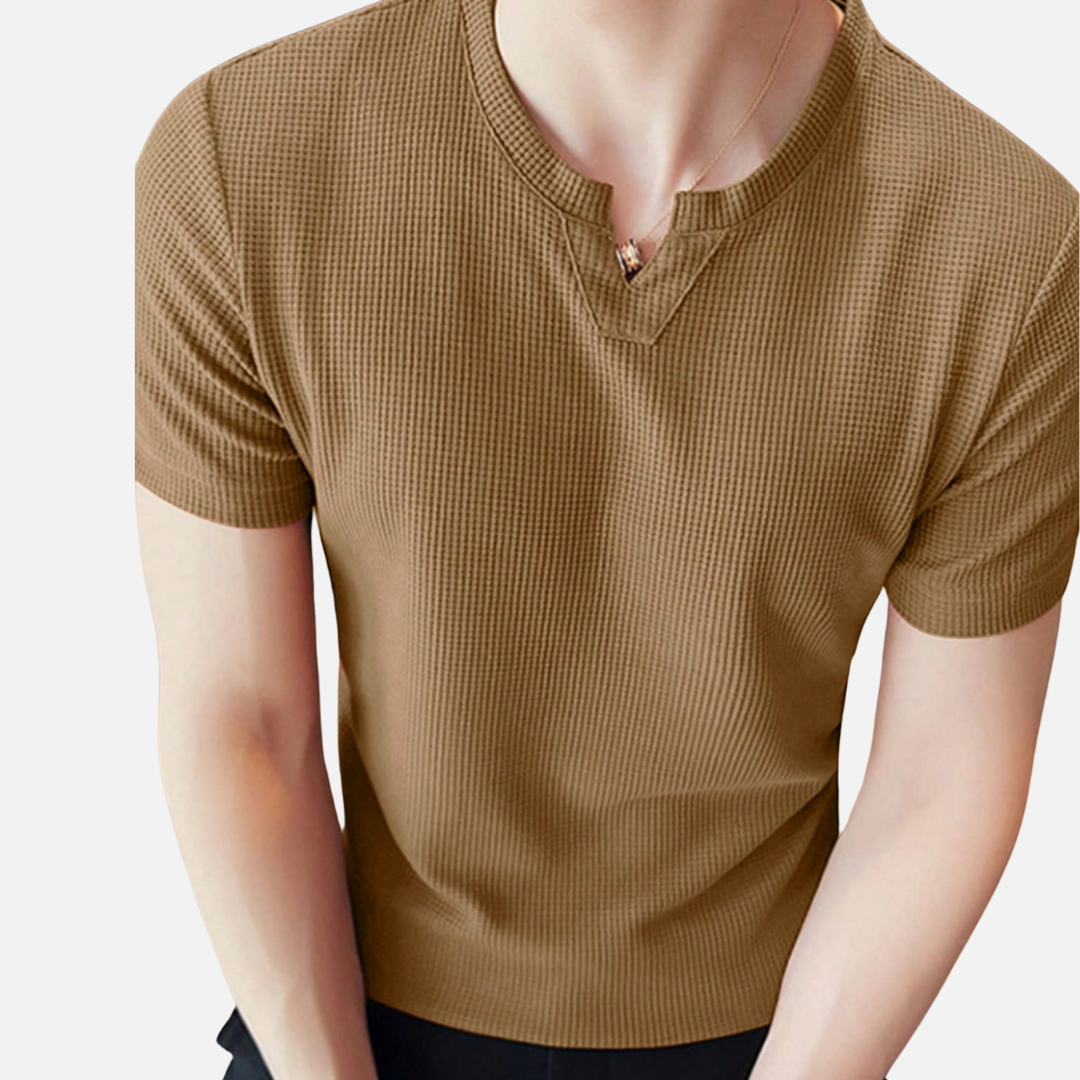 Camiseta Masculina Ozzaro marrom