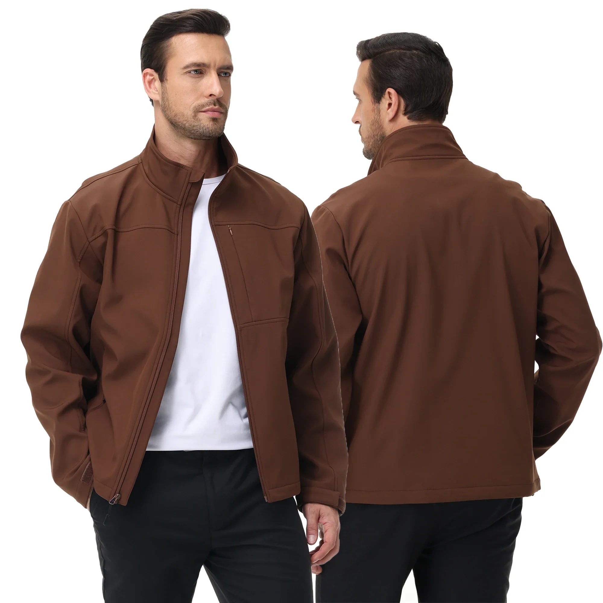 Jaqueta Masculina Casual Impermeável Ozzaro OZZ62 + Cinto